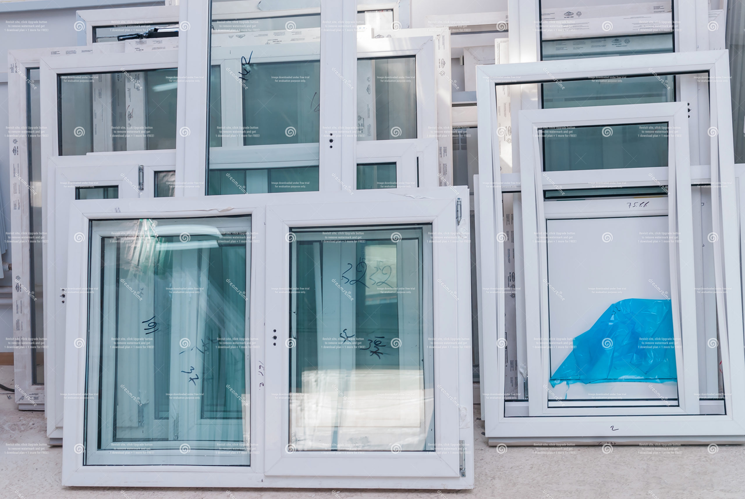 white impact windows